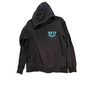 Neff X Disney Mickey Mouse Pullover Black Hoodie Mens L